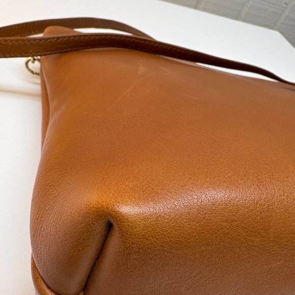 Primecut Cognac Leather Mini Hobo - Picture 5 of 10